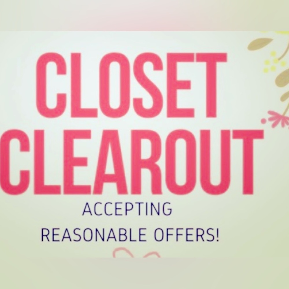 CLOSET CLEAR-OUT - Bundle & Make REASONABLE OFFERS